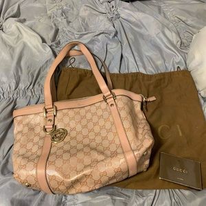 Pink Gucci bag